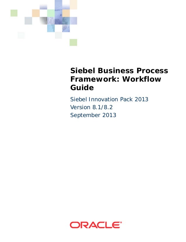 Siebel Business Process Flow