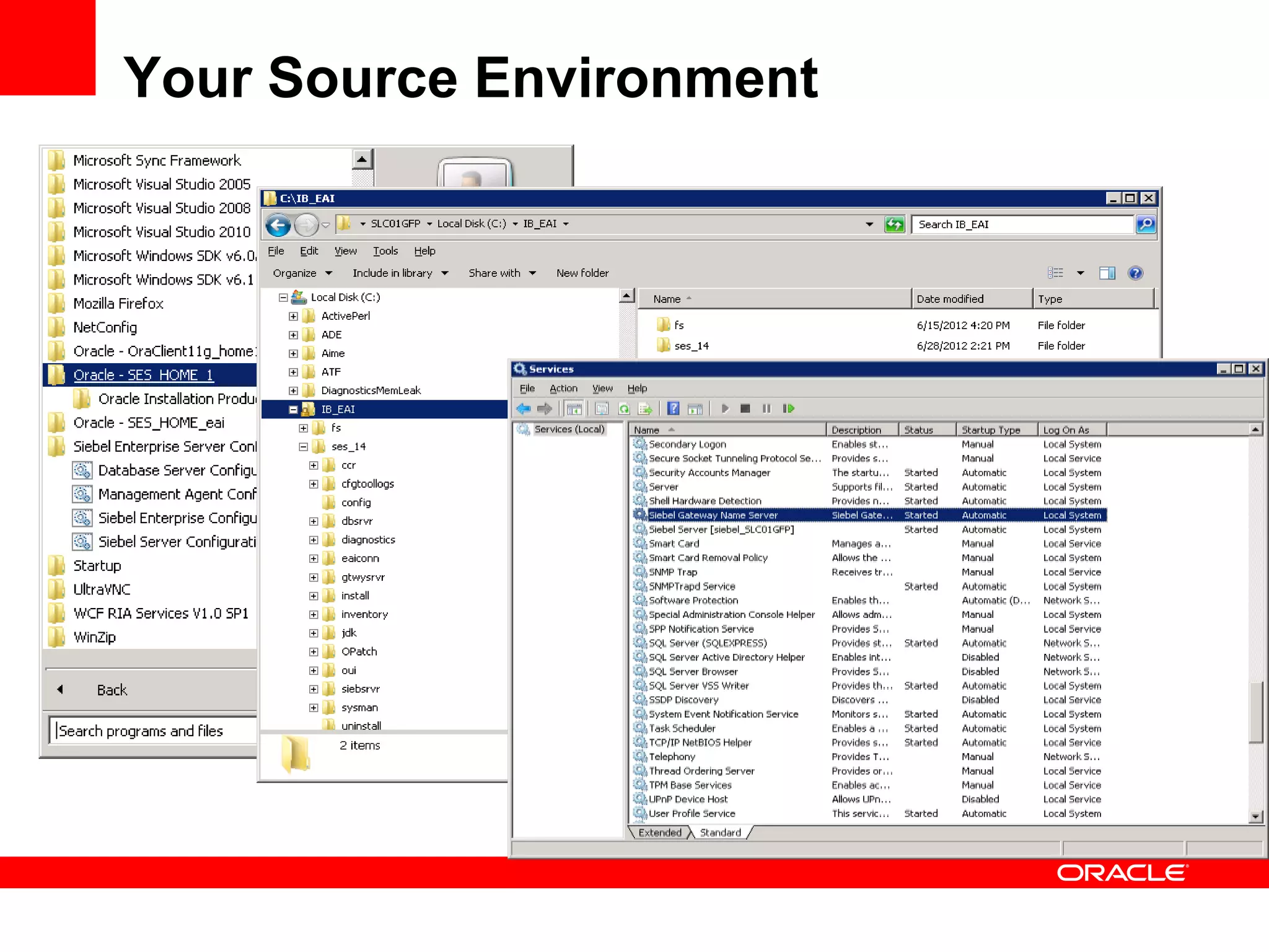 Your Source Environment
 