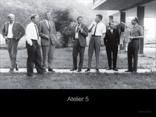 Atelier 5
http://www.atelier5.ch/pdf/1955_A5.pdf
 