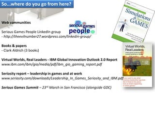 Playgen (UK)Browser-based 2D/3D mix (Flash) – Anti-money laundering training game