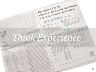 Think Experience


                   18
 