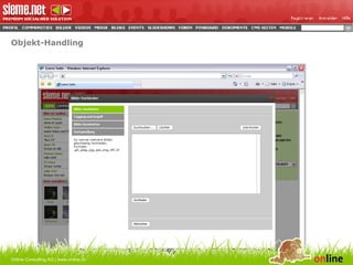 Objekt-Handling Online Consulting AG | www.online.ch 