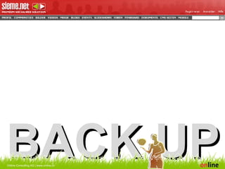 BACK UP Online Consulting AG | www.online.ch 
