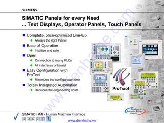 Siemens catalog hmi-hmi introduction | PDF