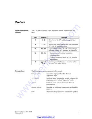 Op7 Form.pdf Siemens catalog hmi-op7-17 operator panel | PDF