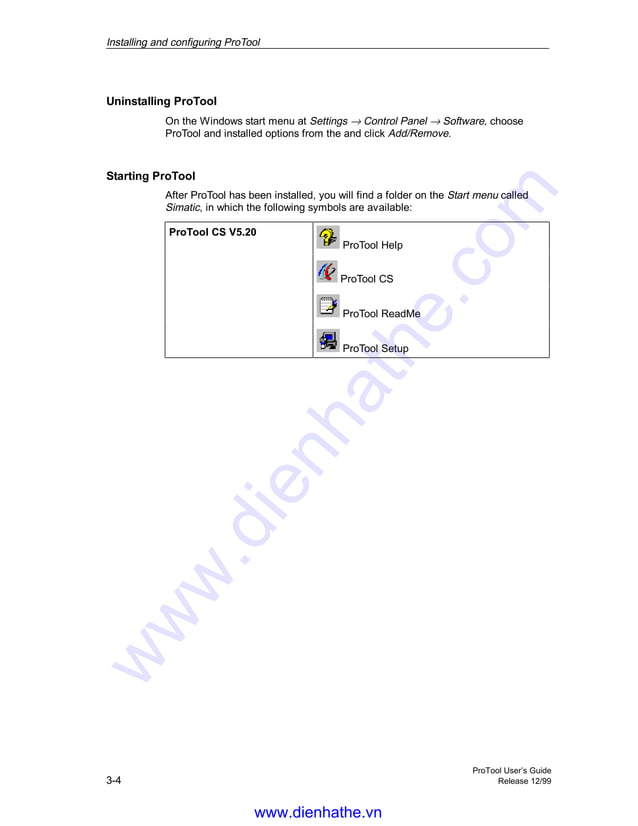 Siemens Catalog Hmi Protool Configuring Graphics Displays Manual Pdf