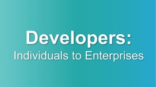 Unrestricted © Siemens AG 2018
Page 14
Developers:
Individuals to Enterprises
 