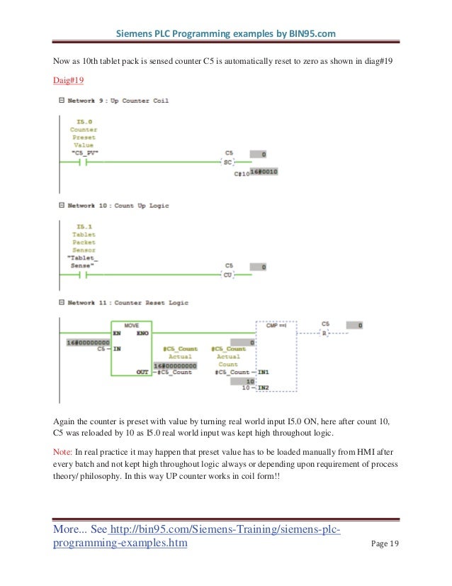 Siemens PLC Programming Example #2