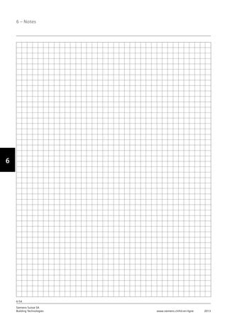 6 – Notes
6-54
Vorwort
6
Siemens Suisse SA
Building Technologies		 www.siemens.ch/hit-en-ligne	 2013
 