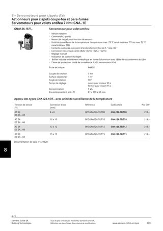 Siemens produits-cvc-systemes-gtb-2013
