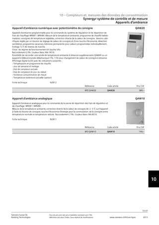 Siemens produits-cvc-systemes-gtb-2013