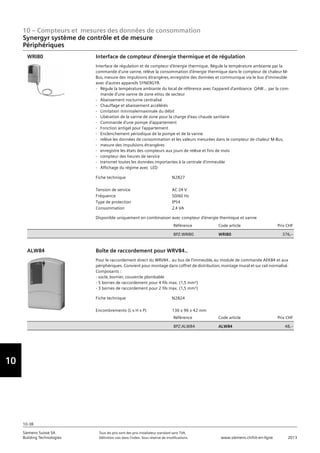 Siemens produits-cvc-systemes-gtb-2013