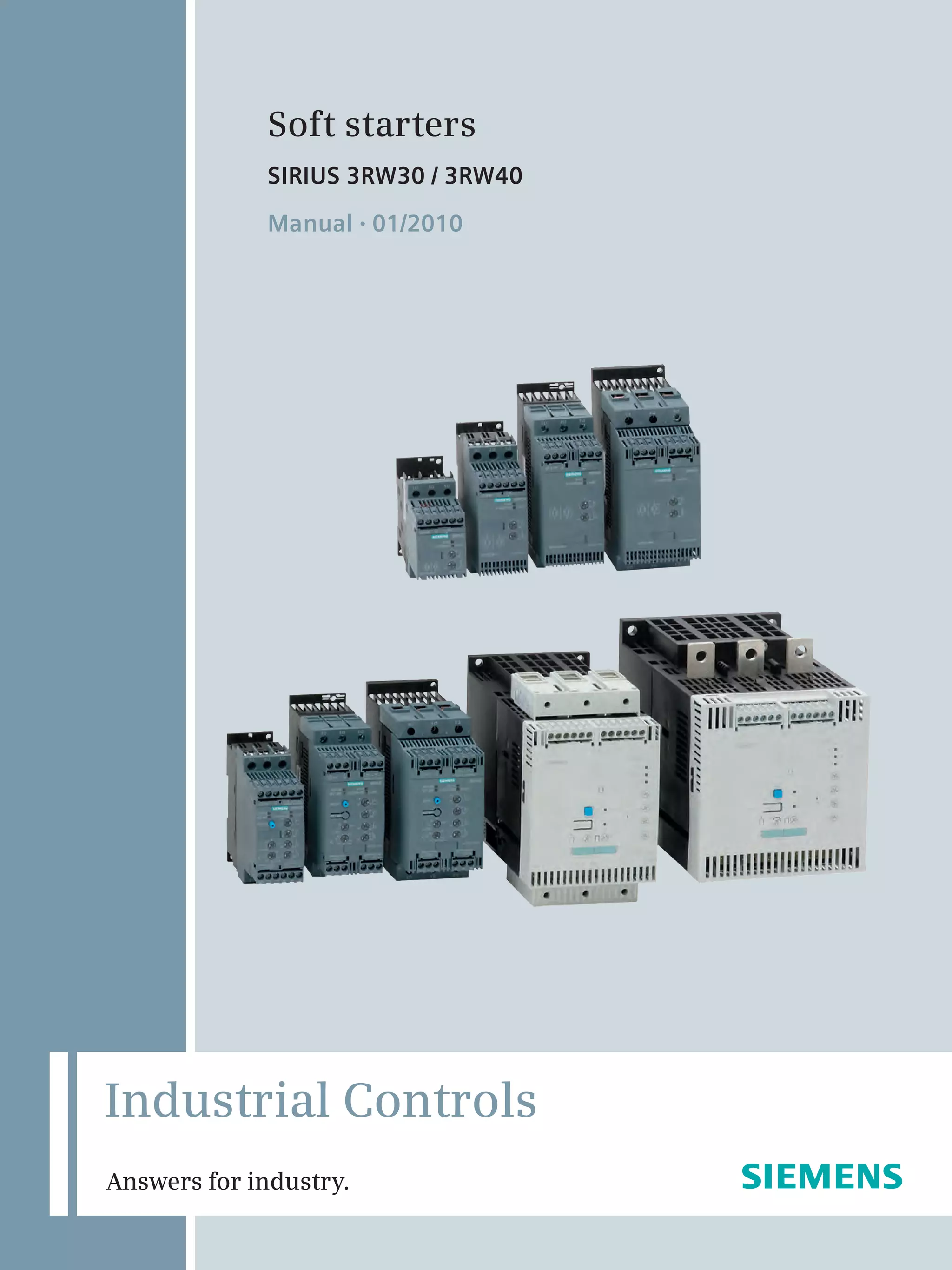 Siemens sirius3 rw303rw40manual PDF