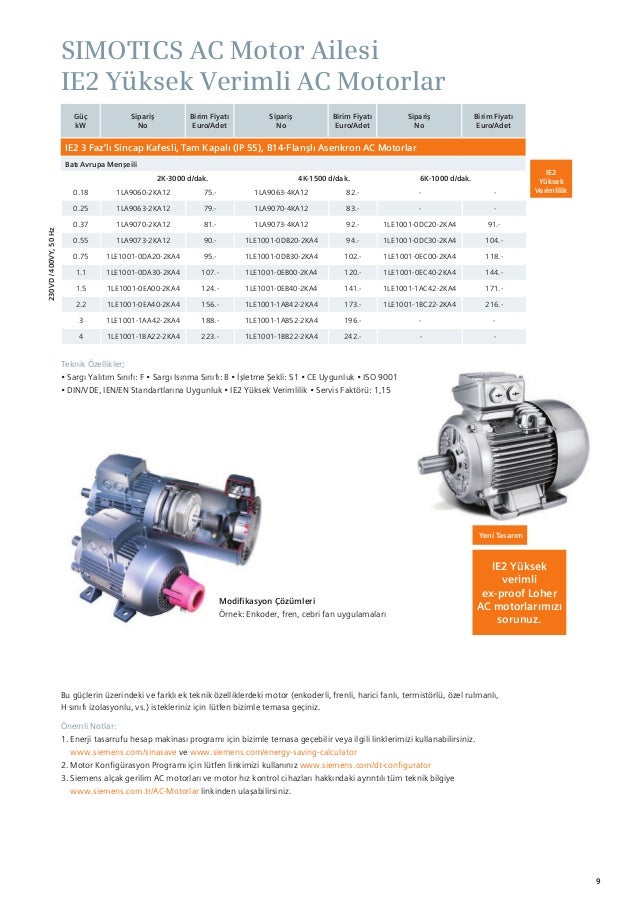 Siemens 2015 fiyat listesi