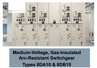 Medium-Voltage, Gas-Insulated
Arc-Resistant Switchgear
Types 8DA10 & 8DB10
 