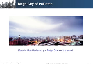 Mega City of Pakistan   Karachi identified amongst Mega Cities of the world 