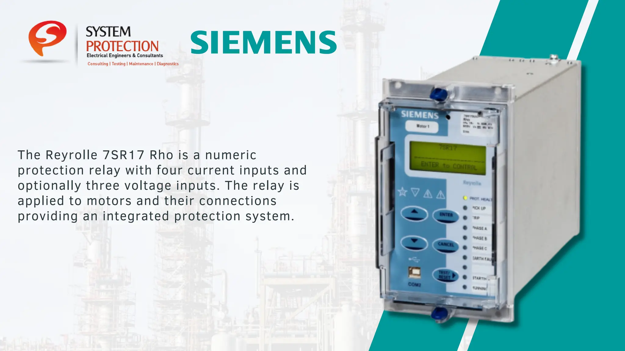 Mastering Motor Protection with SIEMENS Reyrolle 7SR17: Safeguarding ...