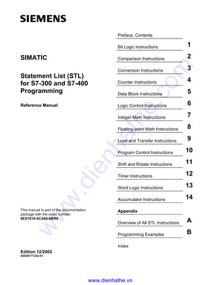 Siemens s7 300-400-awl-e | PDF