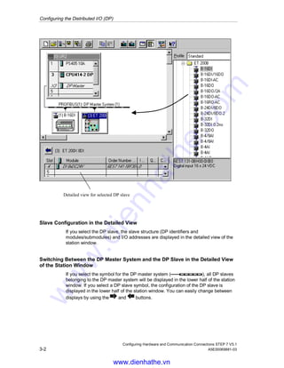 Slave Display Module Tablet Siemens s7 300-400-configuring hardware and communication connections ...