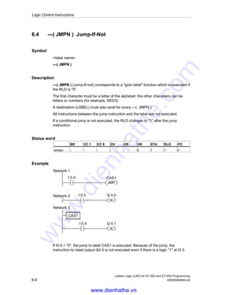 Lad Programming Siemens s7 300-400-ladder logic (lad) for s7-300 and s7-400 programming ...