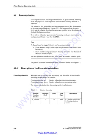 Siemens s7 300-400-simatic couter module cm35 | PDF
