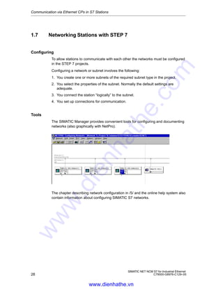 Simatic Net Configuration Siemens s7 300-400-simatic net - ncm for industrial ethernet | PDF