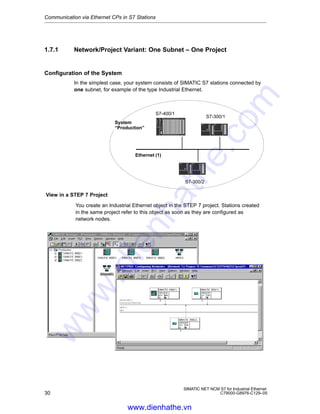 Simatic Net Configuration Siemens s7 300-400-simatic net - ncm for industrial ethernet | PDF