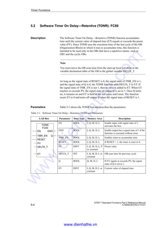 Timer Step 7 Siemens s7 300-400-standard functions part 2 | PDF