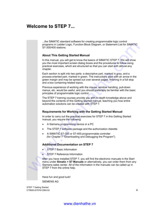 Siemens s7 300-400-working with step 7 v5.0 | PDF