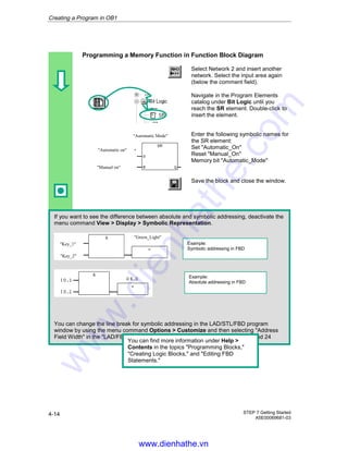 Siemens s7 300-400-working with step 7 v5.1 | PDF