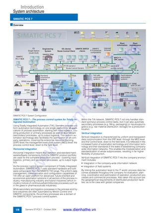 Siemens simatic simatic pcs 7 5 | PDF