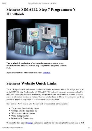 Siemens simatic step_7_programmers_handbook