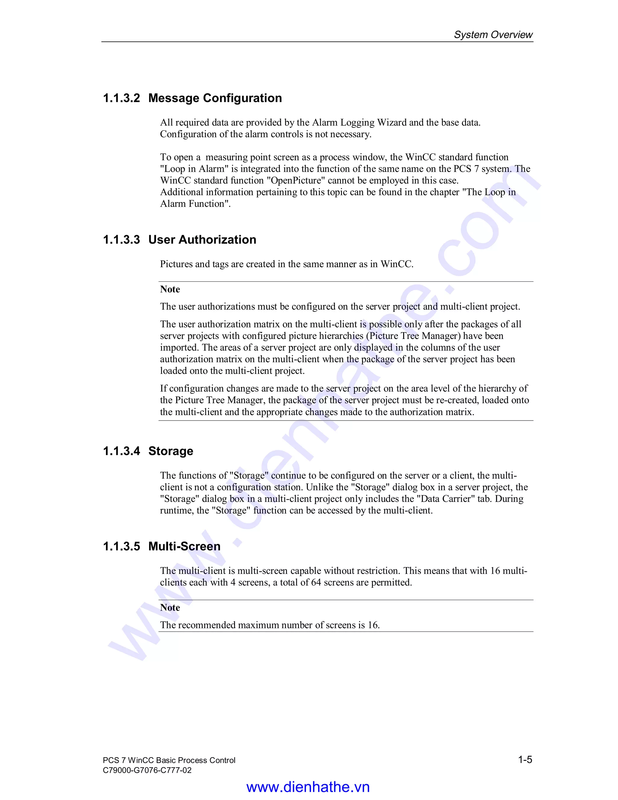 Siemens win cc manual pcs 7 wincc basic process control | PDF ...