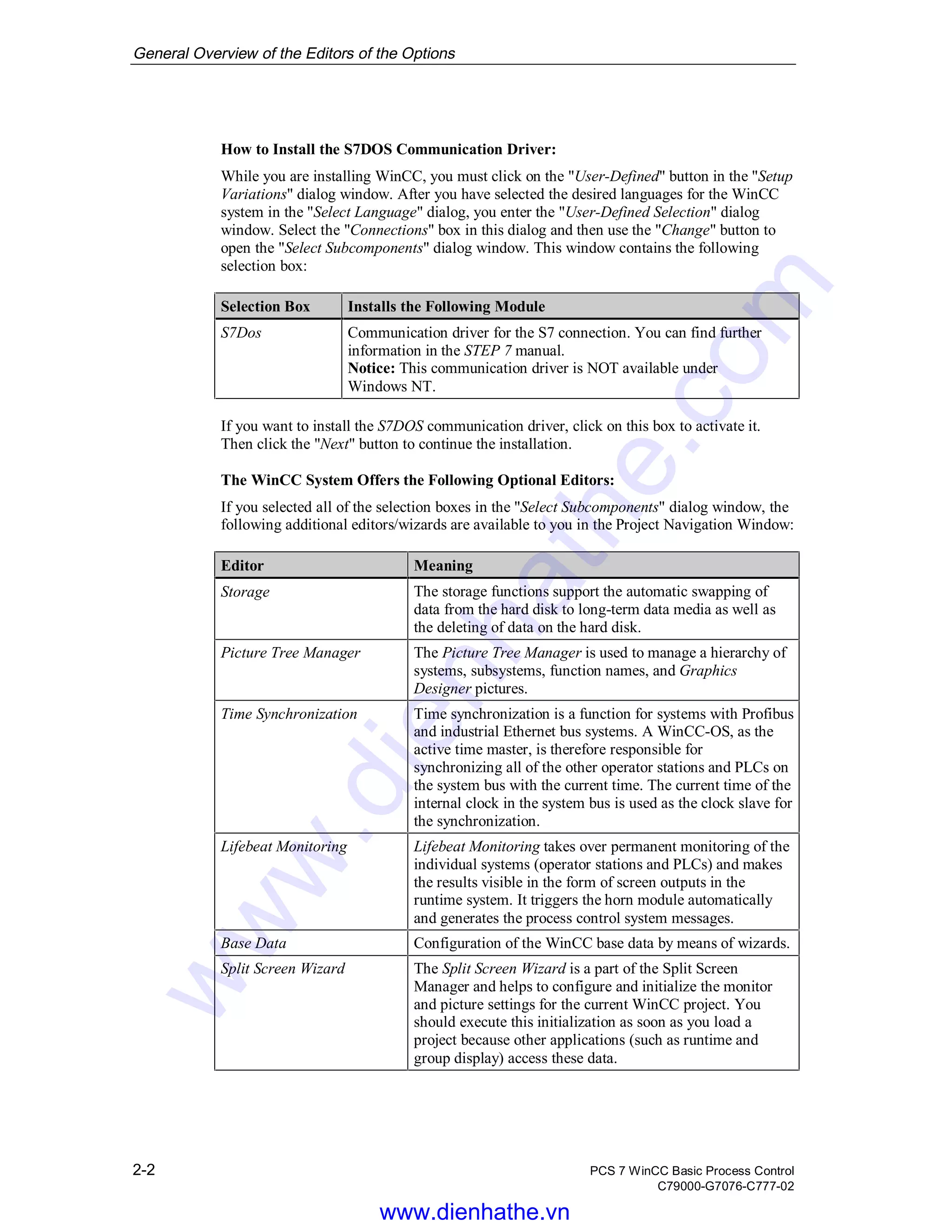 Siemens win cc manual pcs 7 wincc basic process control | PDF ...