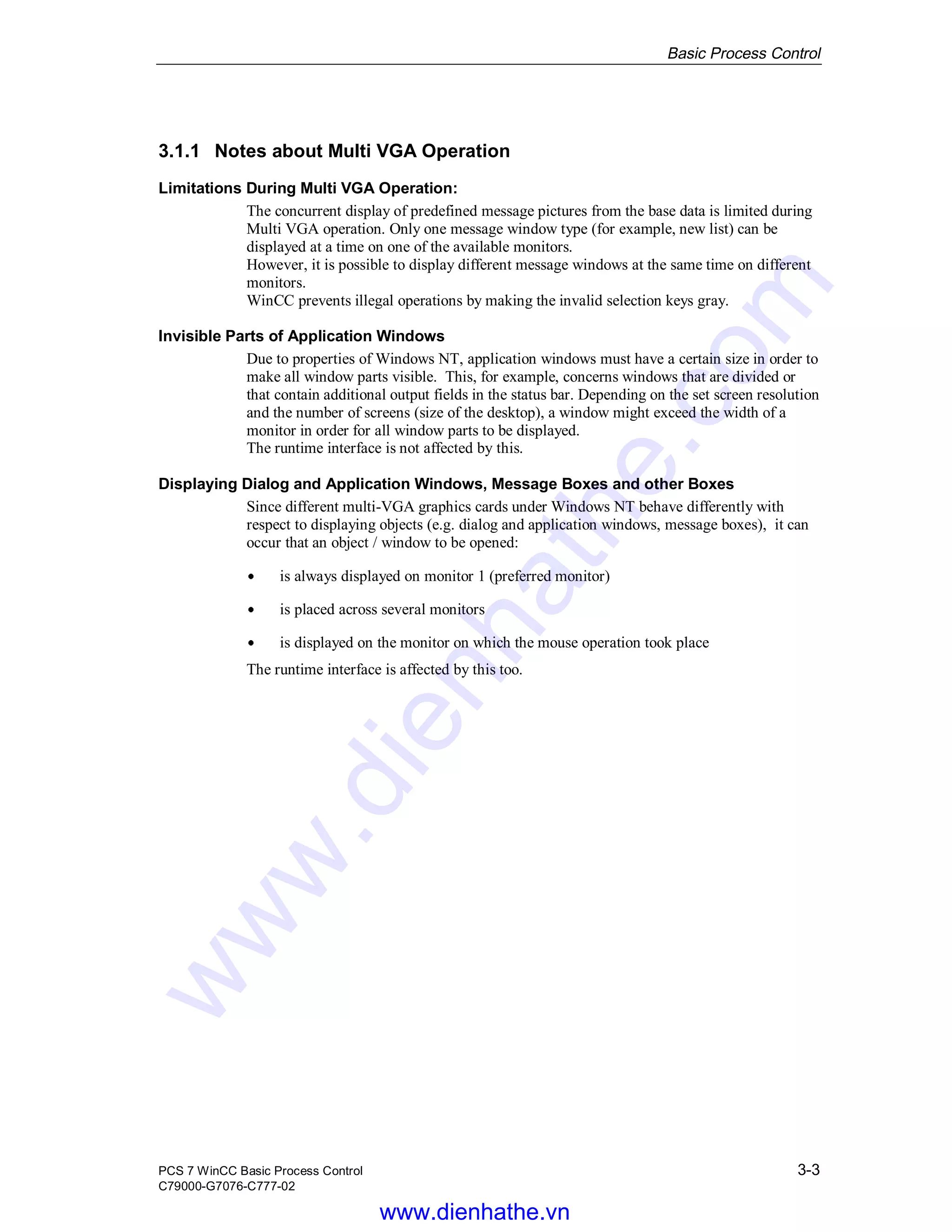 Siemens win cc manual pcs 7 wincc basic process control | PDF ...