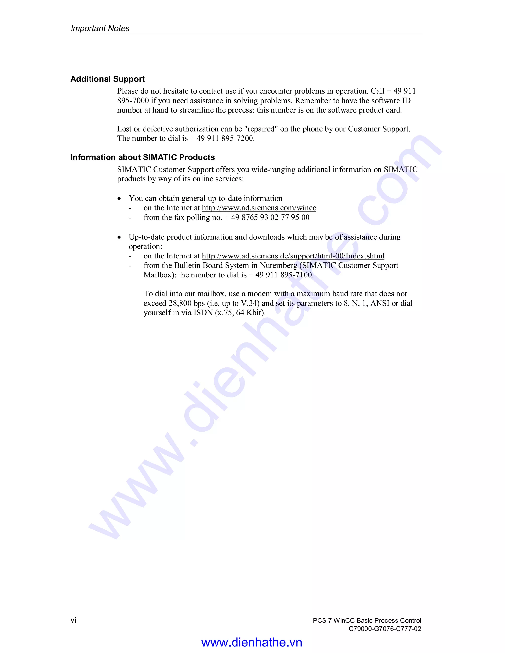 Siemens win cc manual pcs 7 wincc basic process control | PDF ...