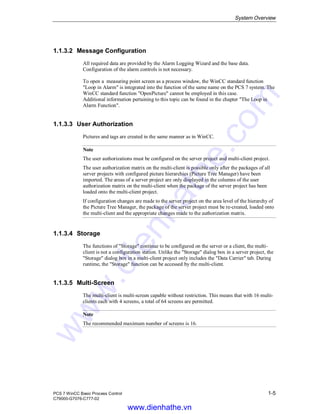 Siemens win cc manual pcs 7 wincc basic process control | PDF