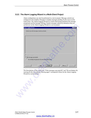 Siemens win cc manual pcs 7 wincc basic process control | PDF