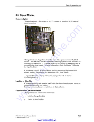 Siemens win cc manual pcs 7 wincc basic process control | PDF