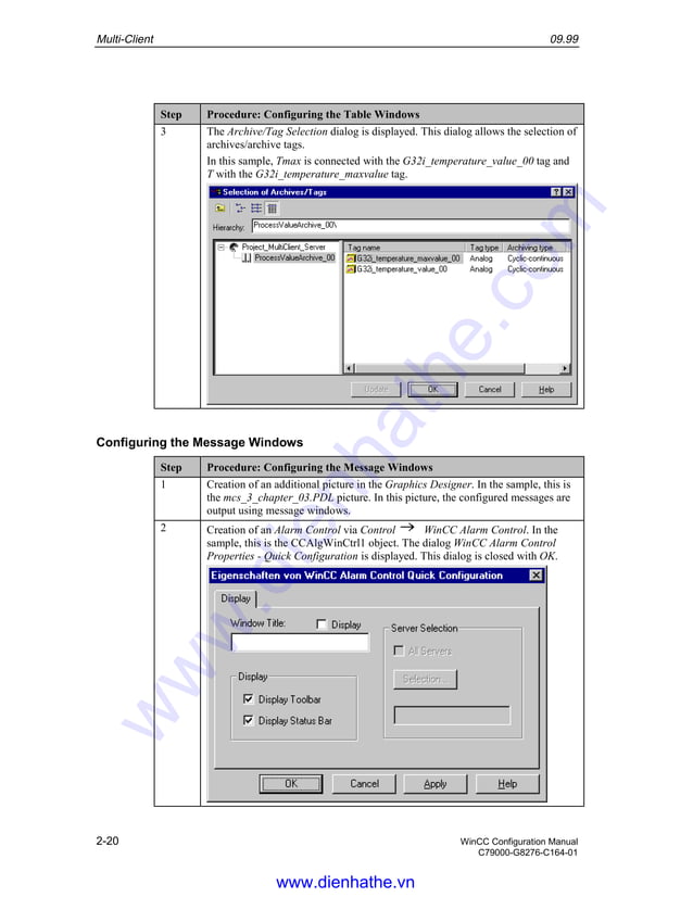 Siemens win cc manual win cc configuration manual | PDF