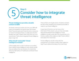 SIEM evaluator guide for soc analyst