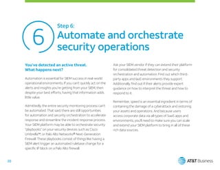 SIEM evaluator guide for soc analyst