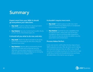 SIEM evaluator guide for soc analyst