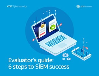 1
Evaluator’s guide:
6 steps to SIEM success
 