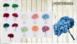 HORTENSIAS
lunes 15 de agosto de 2016
 