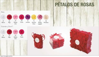 PÉTALOS DE ROSAS
lunes 15 de agosto de 2016
 