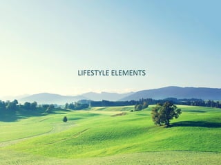 LIFESTYLE ELEMENTS
 