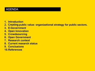 Sierra, D (2015) open citizen innovation - an argumentative approach for a crowdsourcing platformcrowd