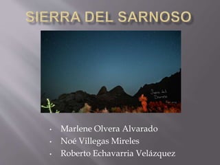 • Marlene Olvera Alvarado
• Noé Villegas Mireles
• Roberto Echavarria Velázquez
 