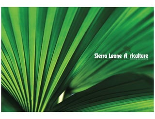 Sierra leone agriculture presentation